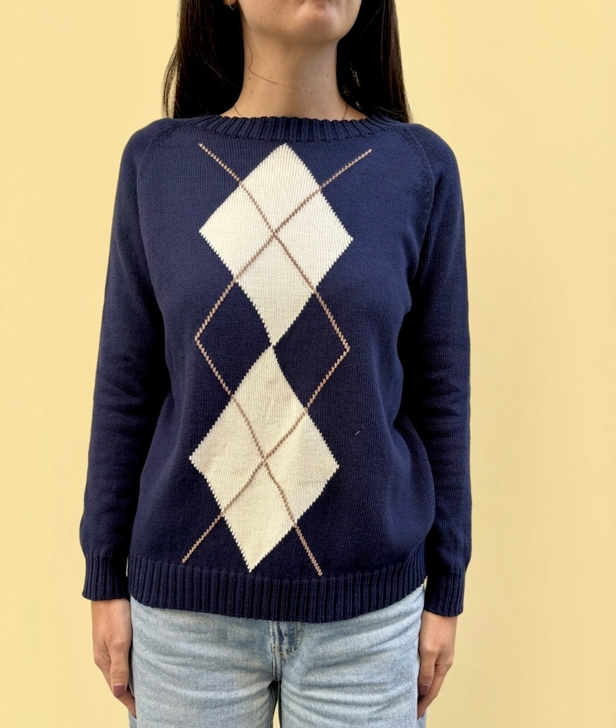 Maglione rombi heritage