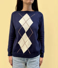 Maglione rombi heritage