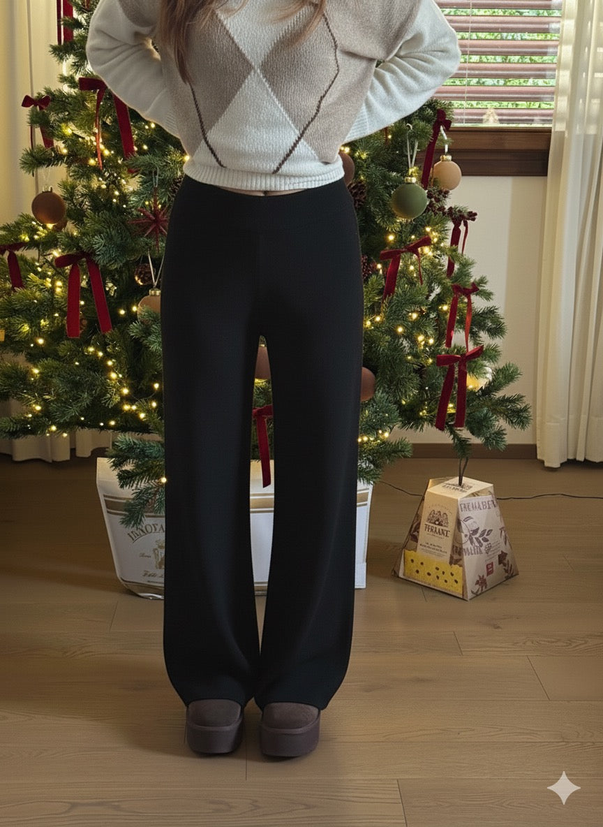 Pantalone di maglia in viscosa