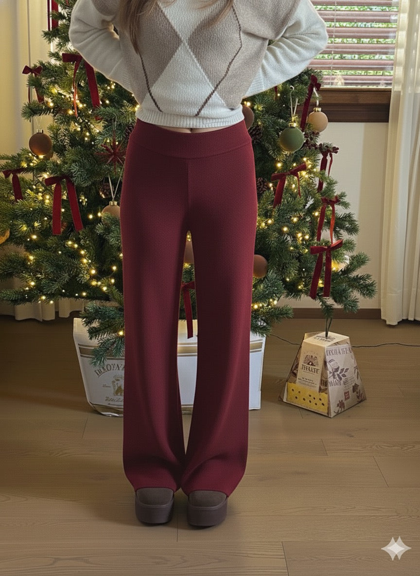 Pantalone di maglia in viscosa