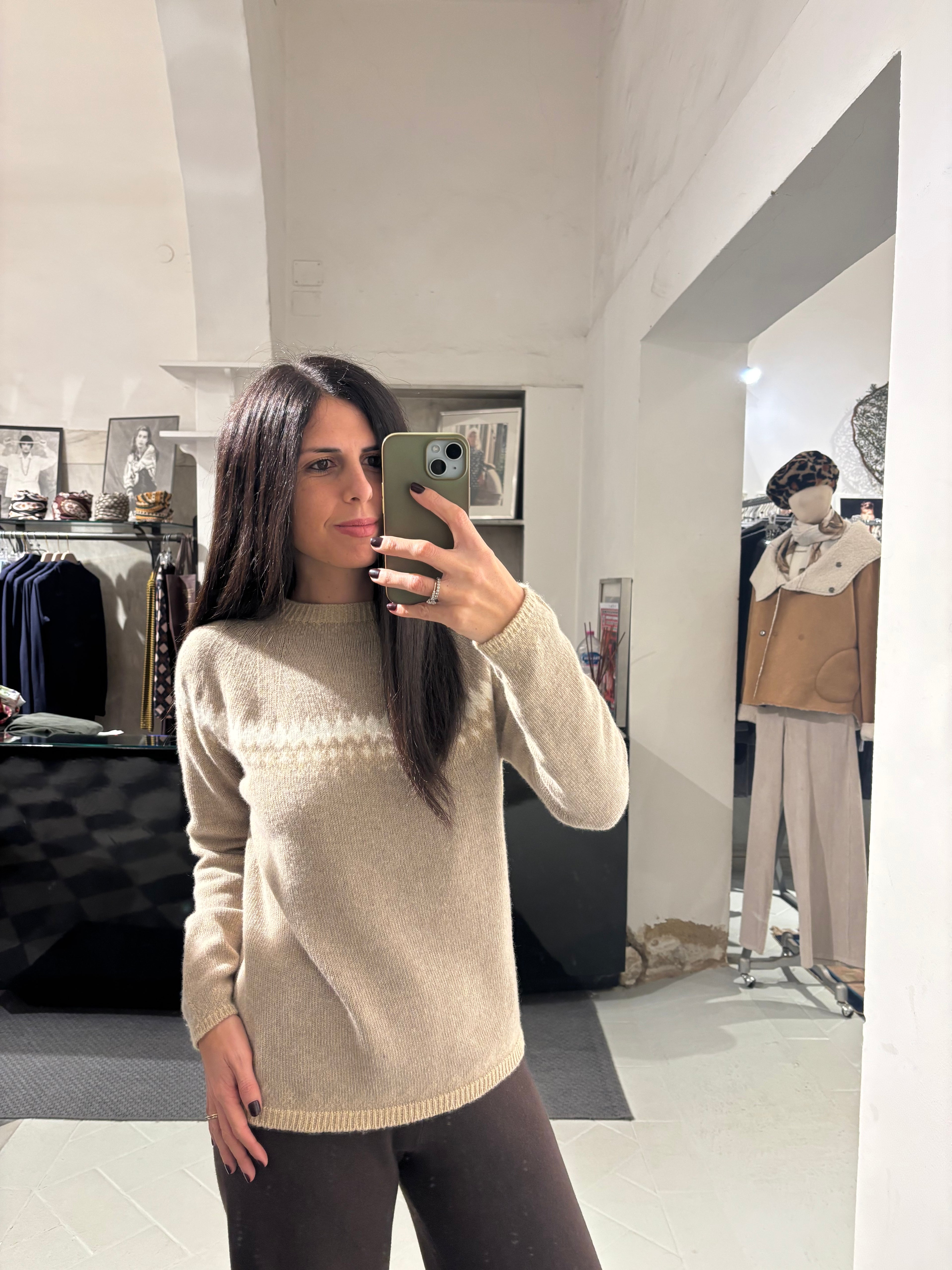 Maglia "Christmas Wish" lana e cashmere