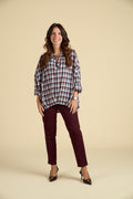 Camicia Over in Fantasia Tartan - Modello Comfort Relaxed