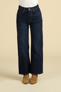 Jeans Wide Leg in Denim Scuro - Modello "Essential Comfort"