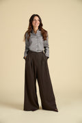 Pantalone Gessato Lungo e Largo - Modello Power Dressing