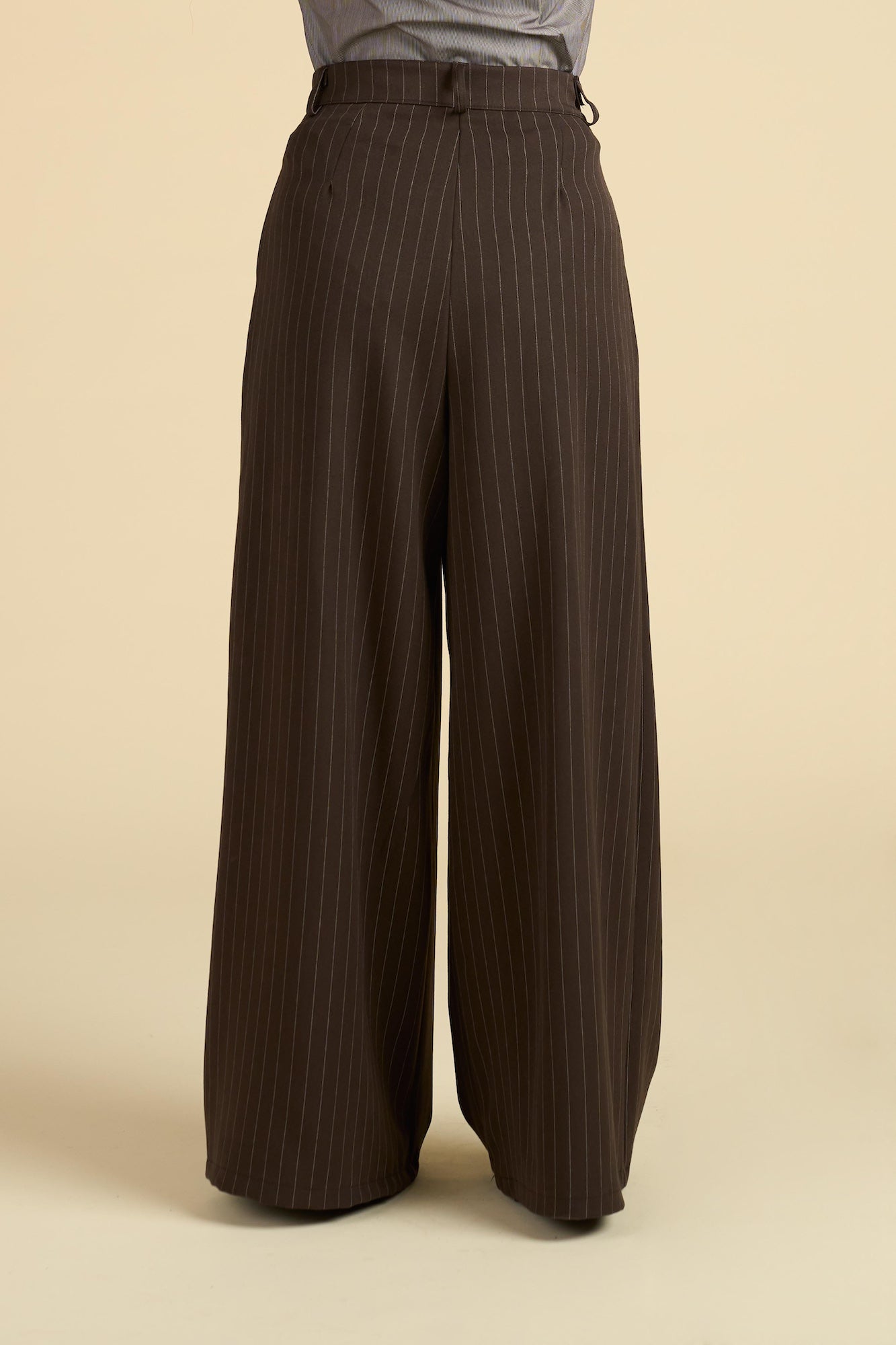 Pantalone Gessato Lungo e Largo - Modello Power Dressing