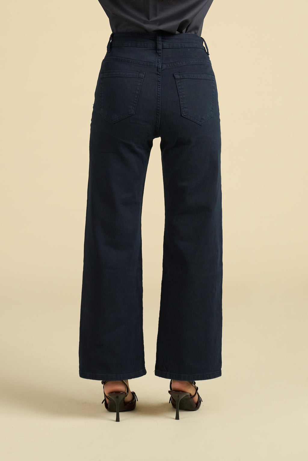 Jeans Wide Leg a Vita Alta - Modello "Power Fit"