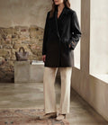 Cappotto doppiopetto misto lana e cashmere