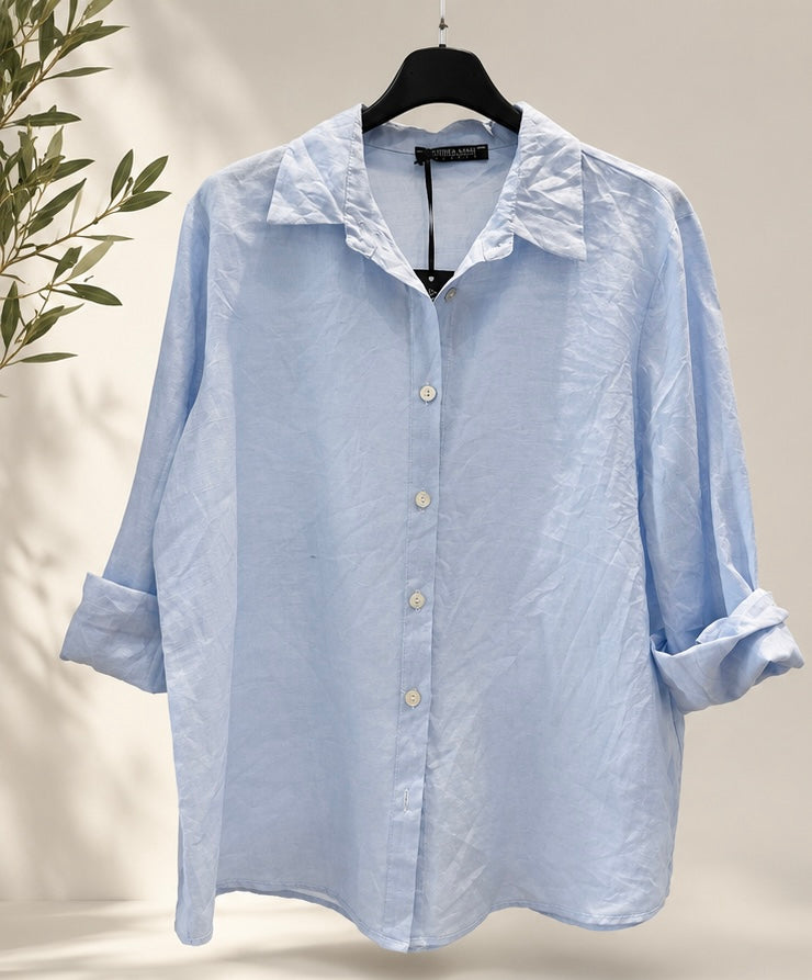 Camicia in lino fine