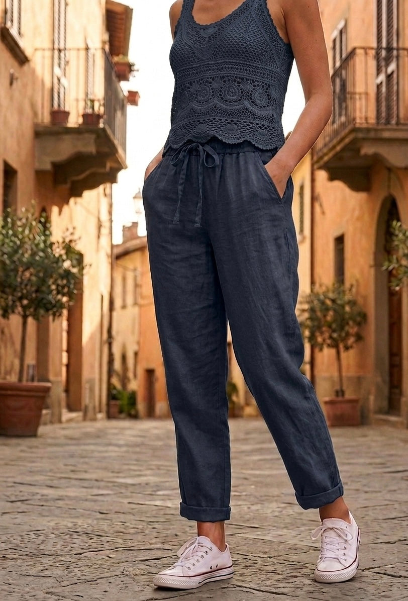 Pantalone di lino