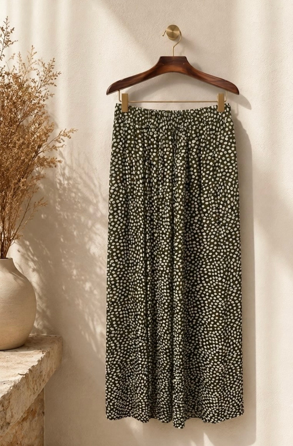 Pantalone fantasia in viscosa
