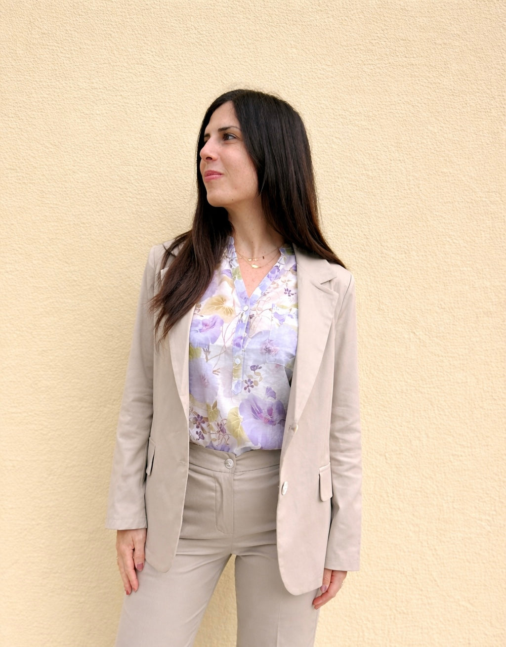 Blazer in cotone