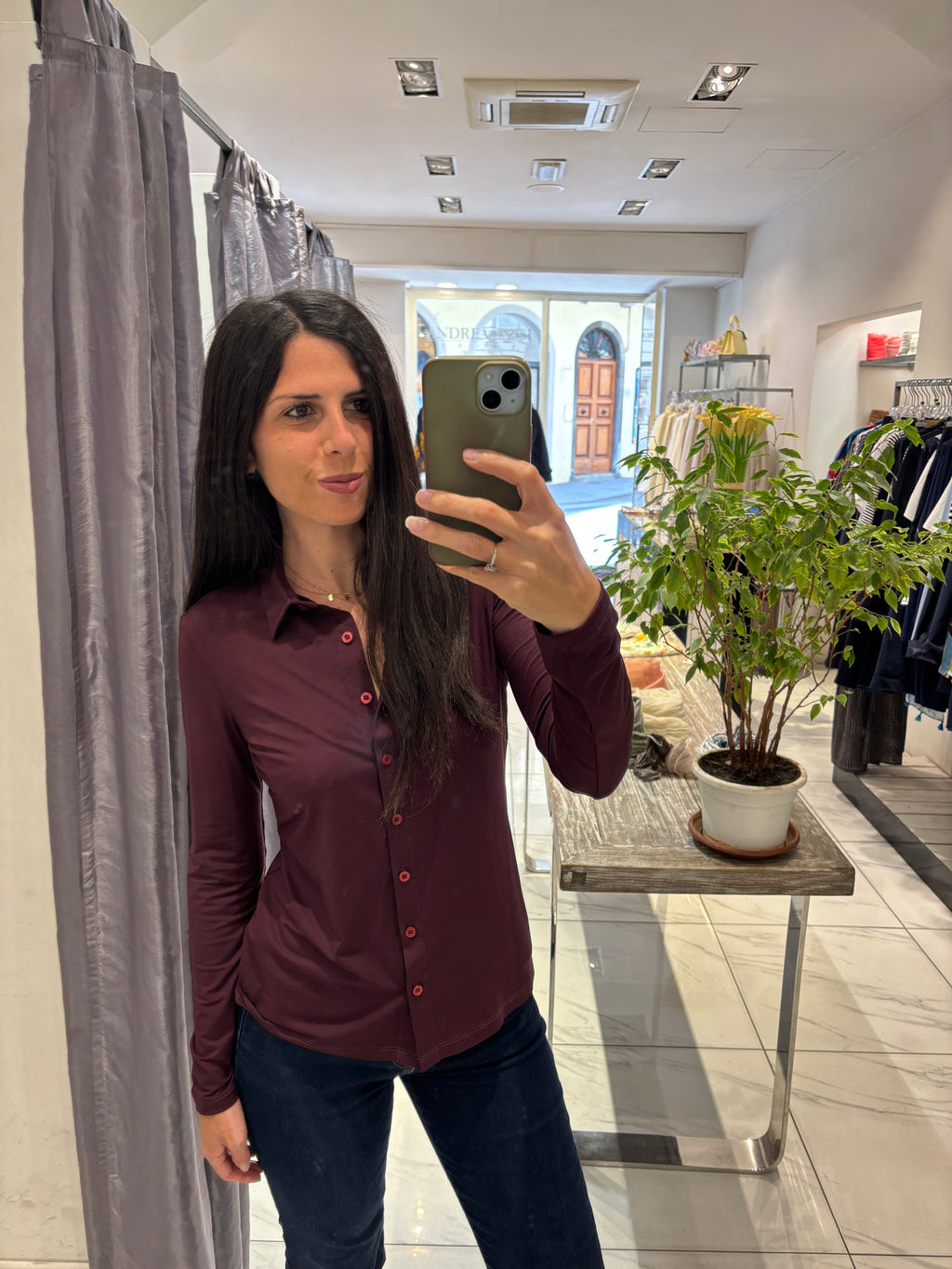 Camicia in maglina