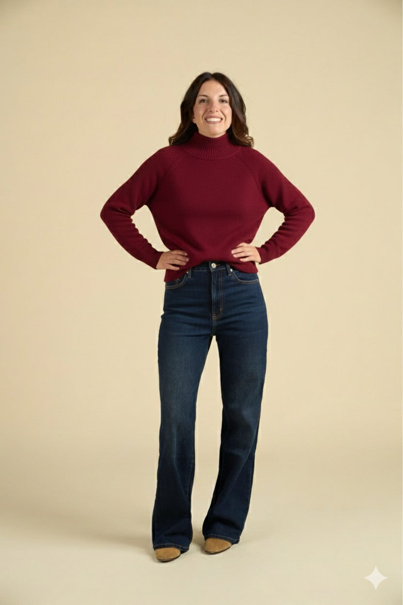 Maglione Collo Alto Fit Relaxed