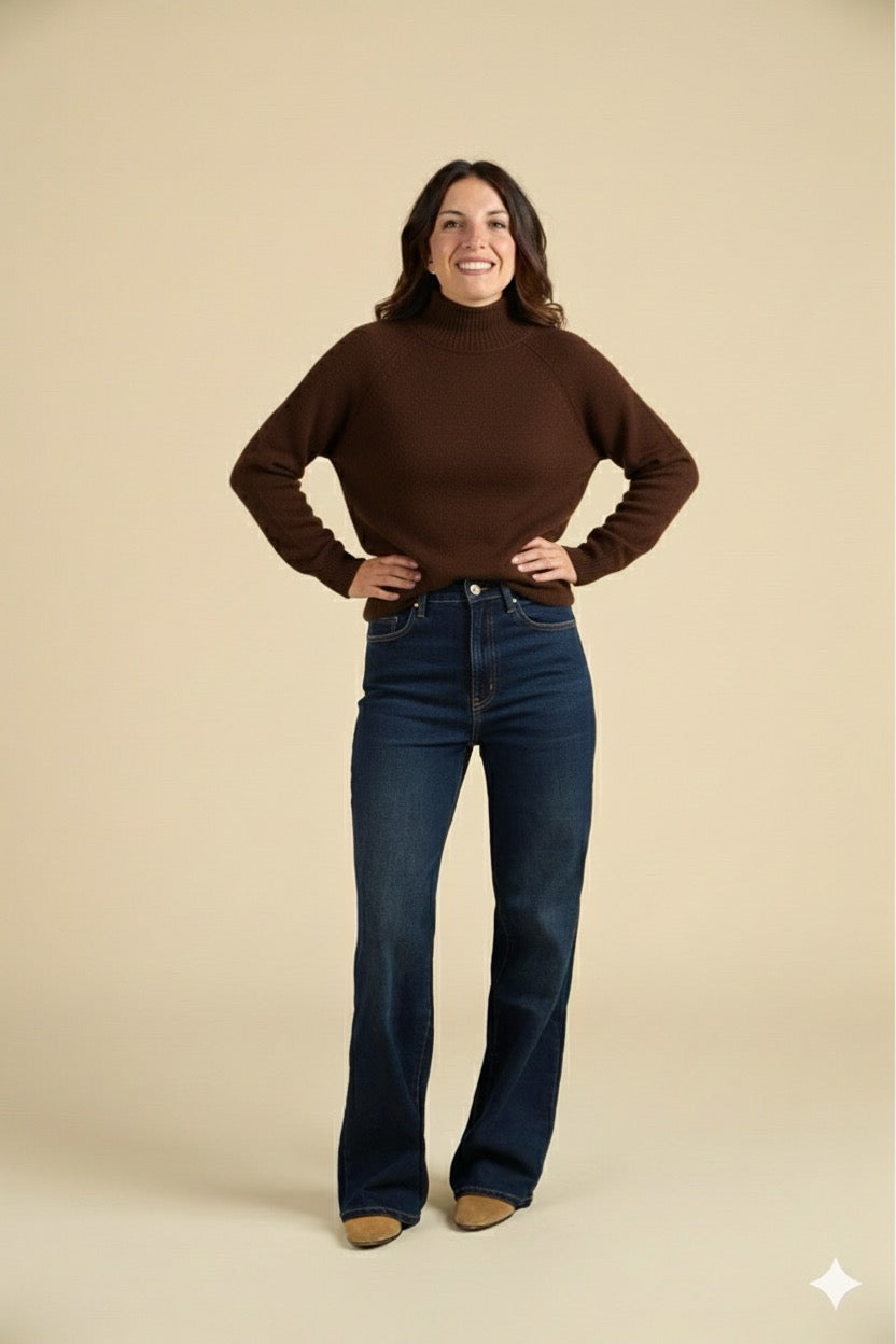 Maglione Collo Alto Fit Relaxed