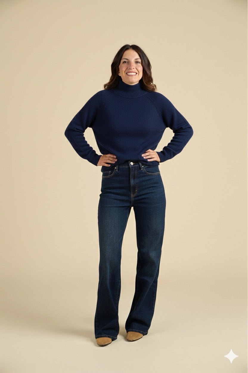 Maglione Collo Alto Fit Relaxed