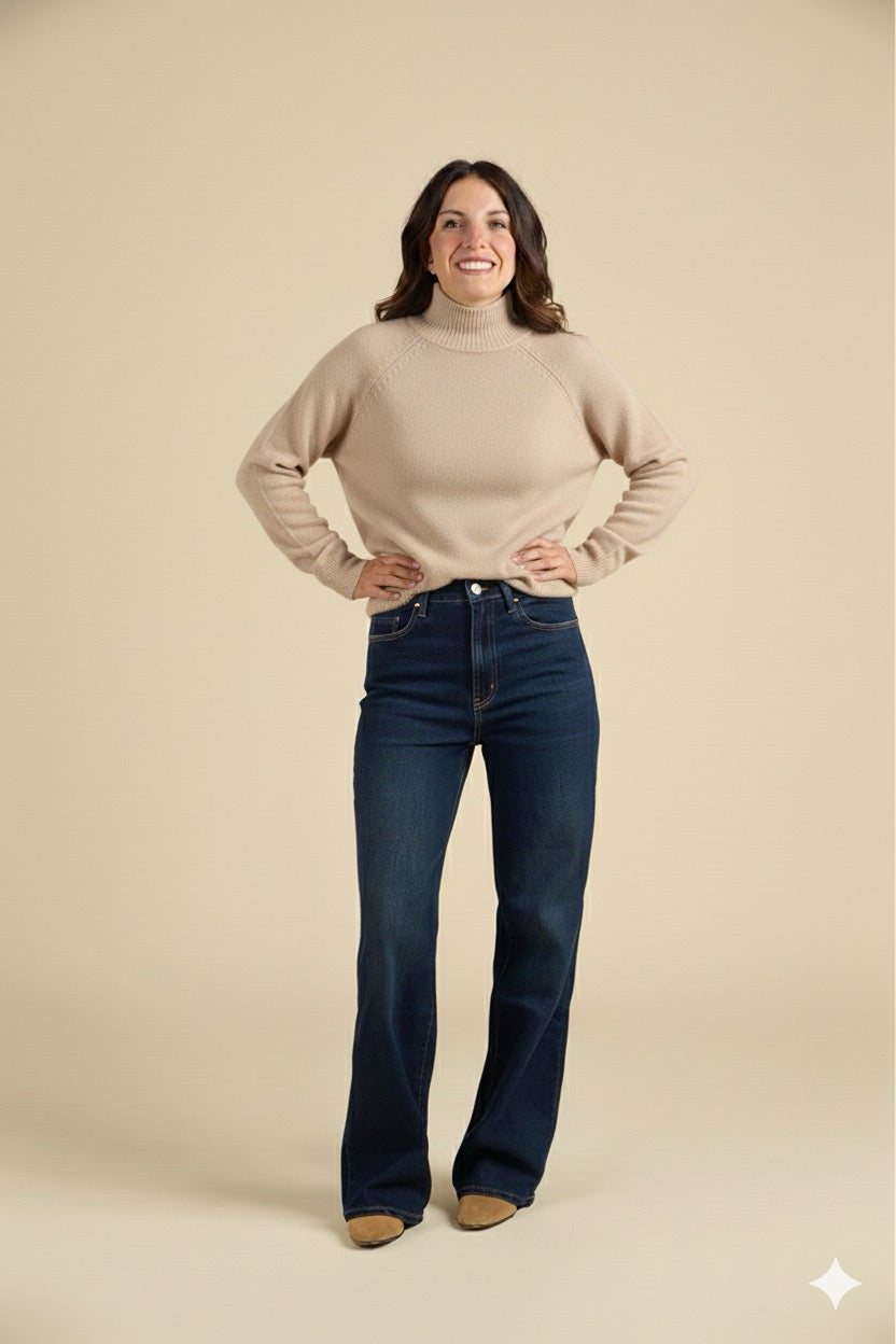 Maglione Collo Alto Fit Relaxed