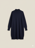 Abito in maglia blu notte