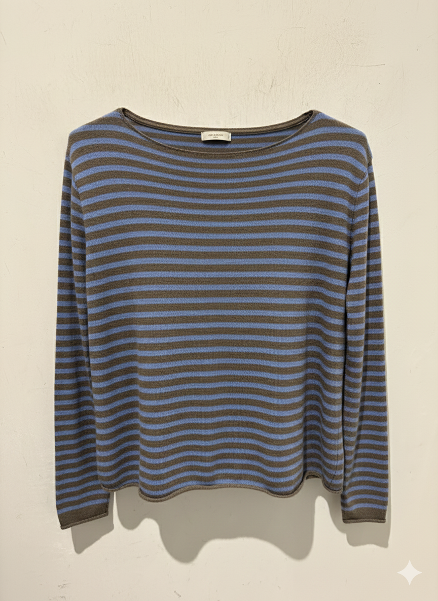 Maglia a righe lana & cashmere