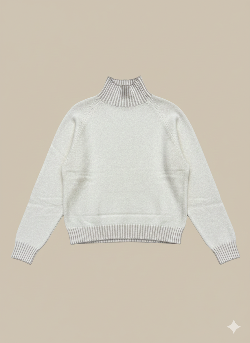 Maglione dolcevita 100% lana