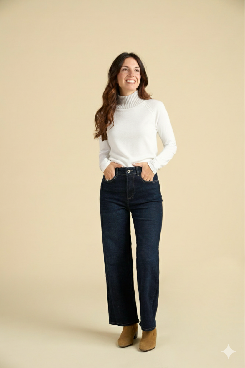 Maglione dolcevita 100% lana