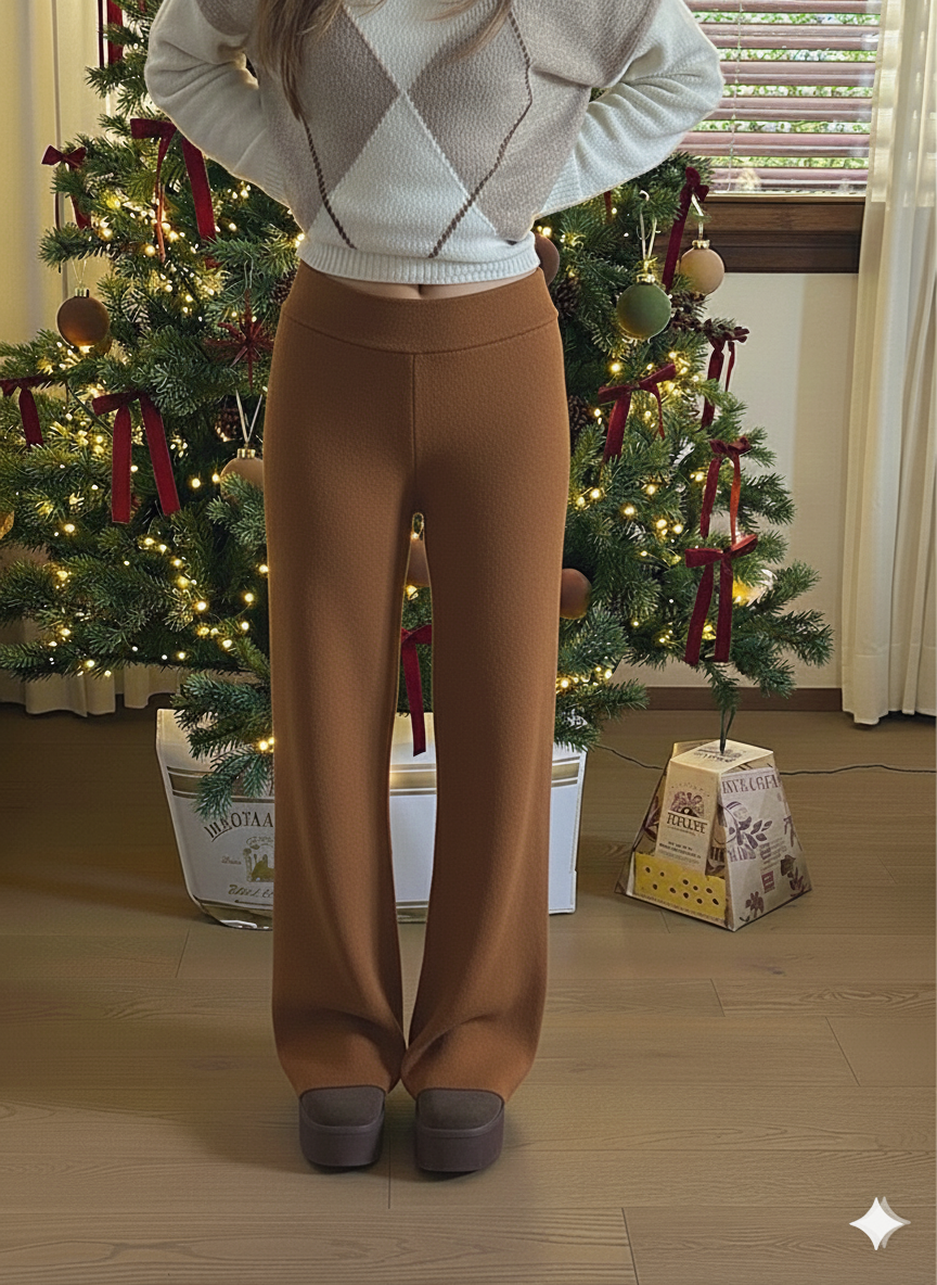 Pantalone di maglia in viscosa